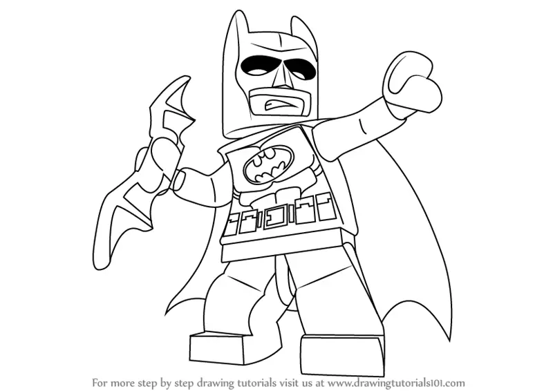 Learn How to Draw Batman from The LEGO Movie (The Lego ...