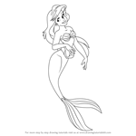 How to Draw Princess Ariel from The Little Mermaid