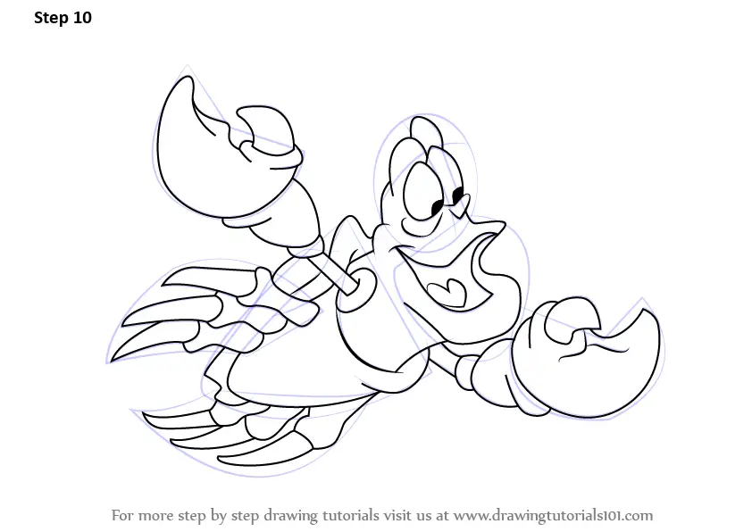 Pin on How to draw the Little Mermaid characters