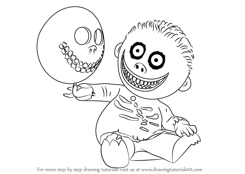 zero nightmare before christmas coloring pages