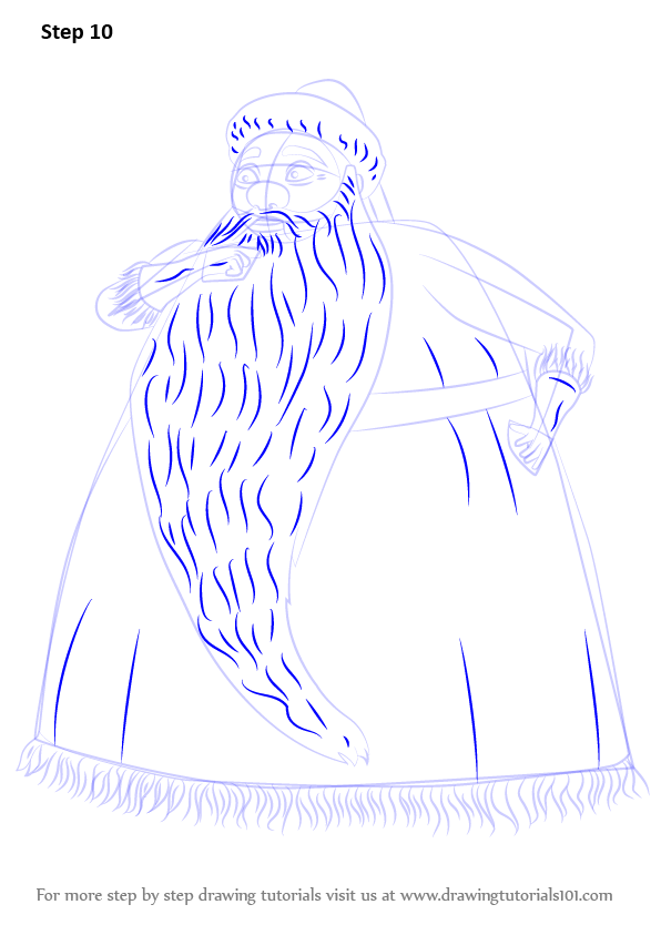 Learn How to Draw Santa Claus from The Nightmare Before 