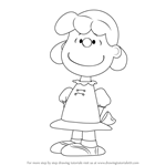 How to Draw Lucy from The Peanuts Movie