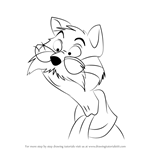 How to Draw Rufus from The Rescuers