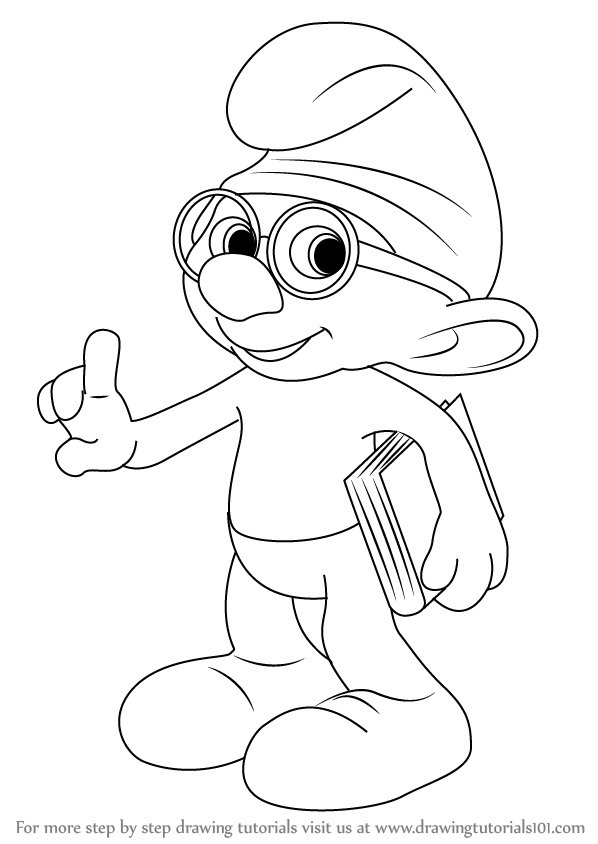 How to Draw Smurfs with Easy Step by Step Drawing Lesson  How to Draw Step  by Step Drawing Tutorials