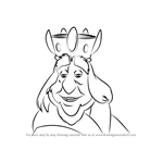 How to Draw King William from The Swan Princess