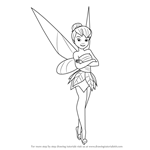 How to Draw Tinker Fairy from Tinker Bell