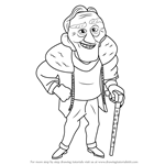 How to Draw Charles F. Muntz from Up