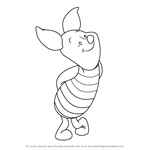 How to Draw Piglet from Winnie the Pooh