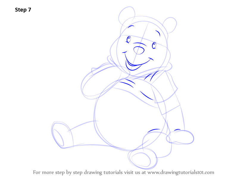 Learn How to Draw Pooh the Bear from Winnie the Pooh (Winnie the Pooh