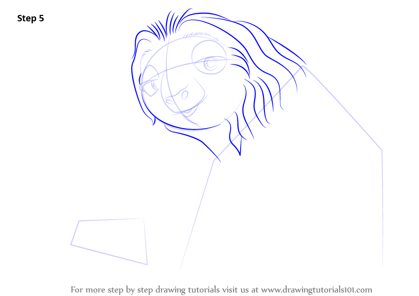 How to Draw Flash from Zootopia (Zootopia) Step by Step