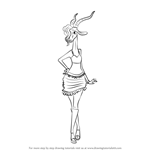 How to Draw Gazelle from Zootopia
