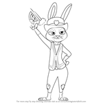 How to Draw Judy Hopps from Zootopia