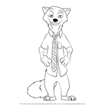 How to Draw Nick Wilde from Zootopia