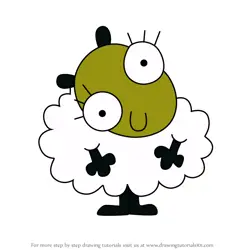 How to Draw Mrs. Toasty the Sheep from Fluffy Gardens