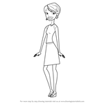 How to Draw Caitlin Cooke from 6teen