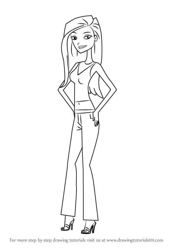 How to Draw Courtney Masterson from 6teen (6teen) Step by Step ...