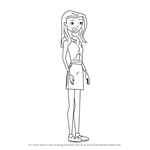 How to Draw Jen Masterson from 6teen