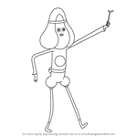 How to Draw Abracadaniel from Adventure Time