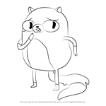 How to Draw Cake the Cat from Adventure Time