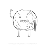 How to Draw Cinnamon Bun from Adventure Time