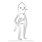 How to Draw Earl of Lemongrab from Adventure Time