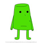 How to Draw Hairy Gummy from Adventure Time