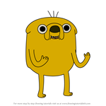 How to Draw Imaginary Jake from Adventure Time