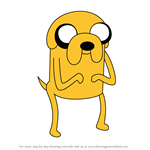 How to Draw Jake, Sr. Debut from Adventure Time