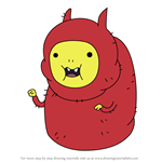 How to Draw Key-per Pajamas from Adventure Time