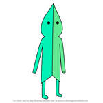 How to Draw Leaf Man from Adventure Time