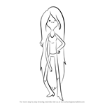 How to Draw Marceline the Vampire Queen from Adventure Time