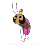 How to Draw Mini Queen from Adventure Time