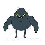 How to Draw Muscular Ghosts from Adventure Time