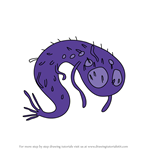 How to Draw Ng'Zot Aa from Adventure Time