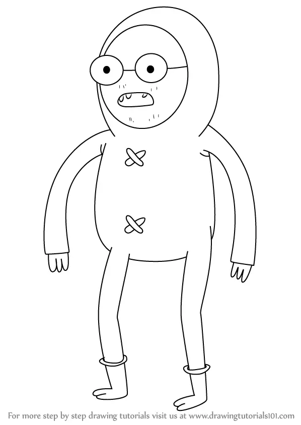 How to Draw Phil aka Pajama Ninja from Adventure Time (Adventure Time ...