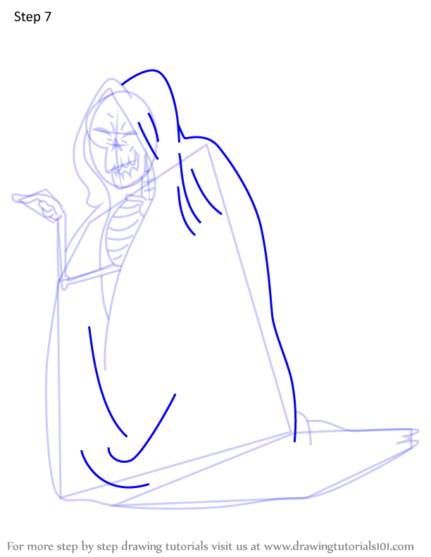 How to Draw Reaper from Adventure Time (Adventure Time) Step by Step