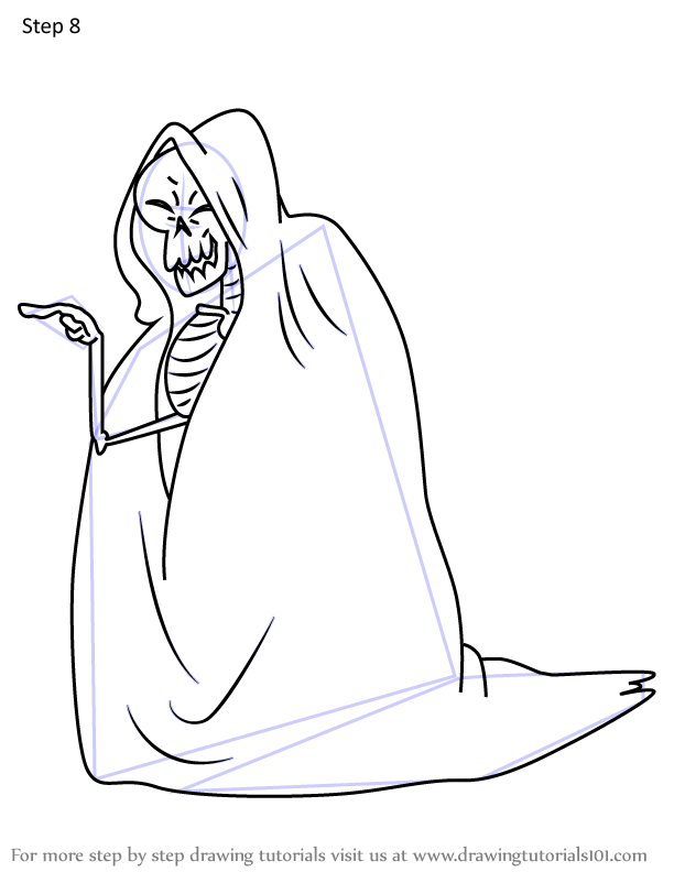 How to Draw Reaper from Adventure Time (Adventure Time) Step by Step