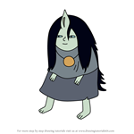 How to Draw Sister Moon from Adventure Time