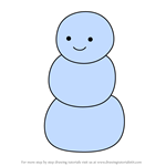 How to Draw Snow Person from Adventure Time