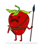 How to Draw Strawberry Guard from Adventure Time