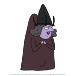 How to Draw The Wish Witch from Adventure Time