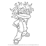 How to Draw Chuckie Finster from All Grown Up!