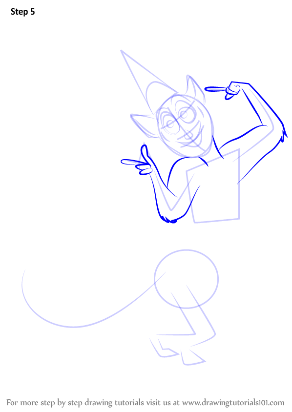 How to Draw King Julien from All Hail King Julien (All Hail King Julien