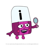 How to Draw I from Alphablocks