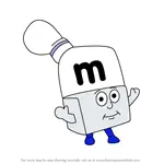How to Draw M from Alphablocks