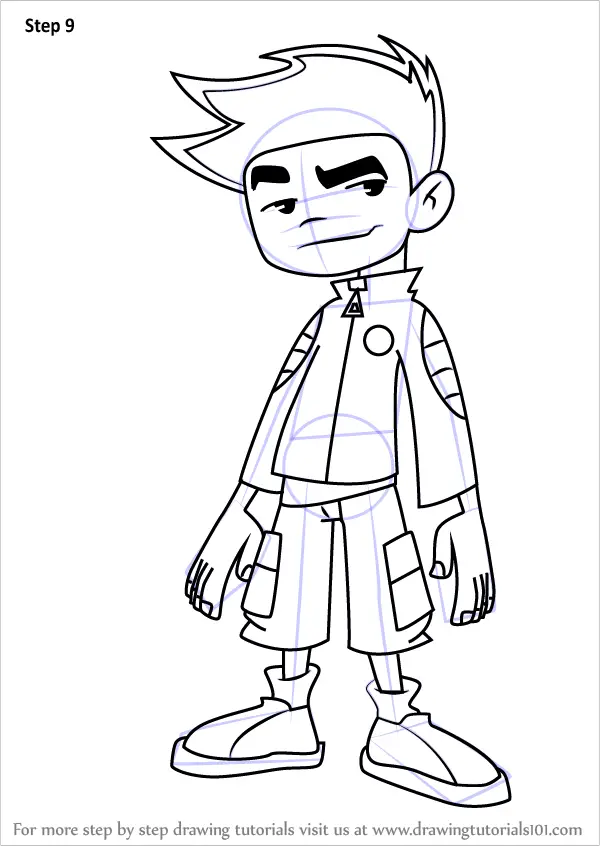 Learn How to Draw Jake Long from American - Dragon Jake Long (American  Dragon: Jake Long) Step by Step : Drawing Tutorials