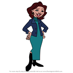 How to Draw Ms. Jenkins from American Dragon Jake Long