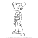 How to Draw Trixie Carter from American - Dragon Jake Long