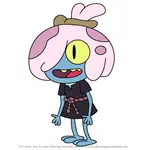 How to Draw Maddie Flour from Amphibia