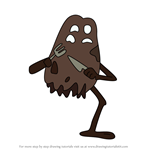 How to Draw Mudman from Amphibia